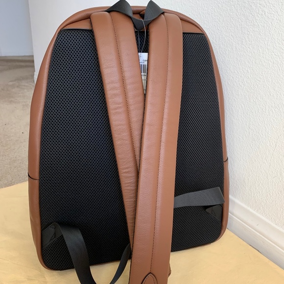 NWT COACH Charles In Varsity Leather Backpack - Picture 7 of 8